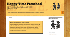 Desktop Screenshot of happytimepreschoolenfield.com